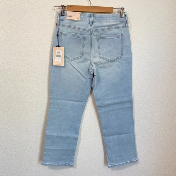 NYDJ Marilyn Straight Ankle Jeans in Brightside Size 2P NWT - Picture 5 of 7
